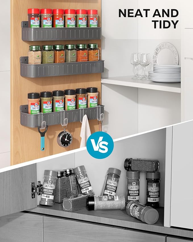 Nieifi Spice Rack Wall Mount, Spice Organizer - Image 7