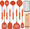 Silicone Cooking Utensil Set, BPA Free Heat Resistant Kitchen Tools by BUNDLEPRO