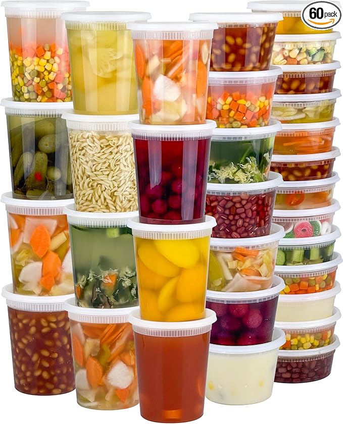 Dipoo 60 Sets Deli Containers by Dipoo