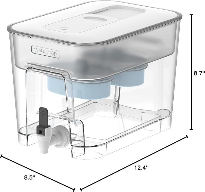 Waterdrop WFD-22W-DF-A Water Filter Dispenser, Alkaline 40-Cup Water Purifier - Image 9