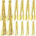 CHENGU 12 Pack Stainless Steel Kitchen Tongs 4/6/6 Inches Food Serving Clip by CHENGU