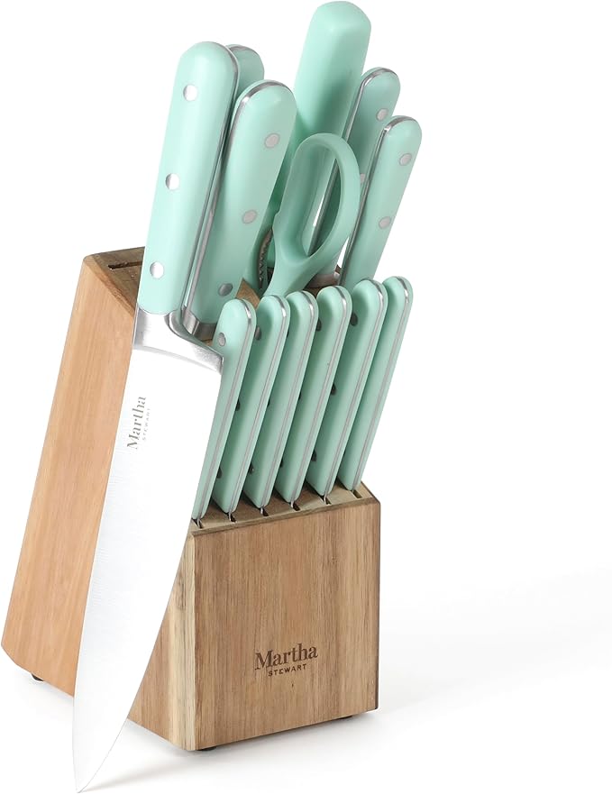 MARTHA STEWART Eastwalk 14 Piece High Carbon Stainless Steel Cutlery Knife by MarthaStewart