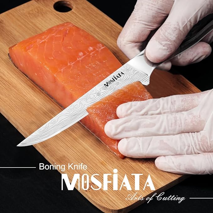 MOSFiATA 6" Boning Knife, Sharp Kitchen Cooking Knife - Image 2