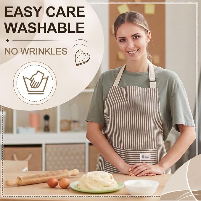 Janmercy 24 Pcs Aprons for Women Men - Image 6