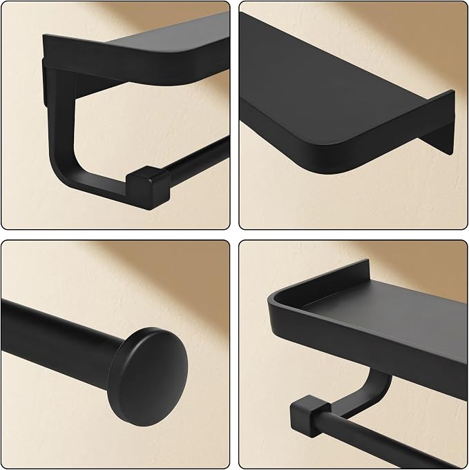 JOOM Hand Towel Holder for Bathroom -Paper Towel Holder Wall Mount - Image 4