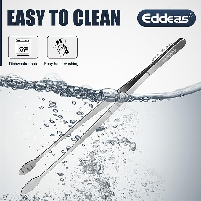 Eddeas Kitchen Tweezers Tongs, Cooking Tweezers Stainless Steel - Image 9