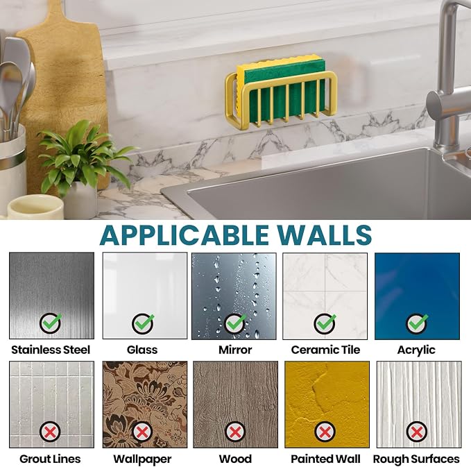 TAILI Sponge Holder for Kitchen Sink - Image 8