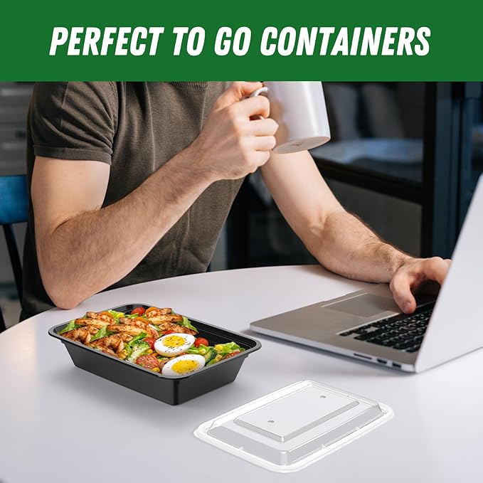 50 Pack 32 oz Meal Prep Containers Reusable - Image 7