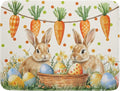 Giwawa Easter Bunny Dish Drying Mat Eggs Carrot Dishes Drainer Pad Absorbent by Giwawa