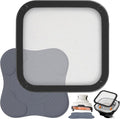 2Pcs Silicone Heat Resistant Mat & Splatter Shield, Foldable Silicone Mat and by MVRPOWER