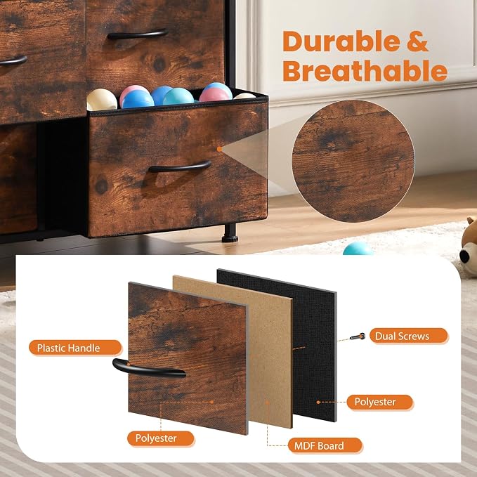 Sweetcrispy Dresser for Bedroom - Image 5