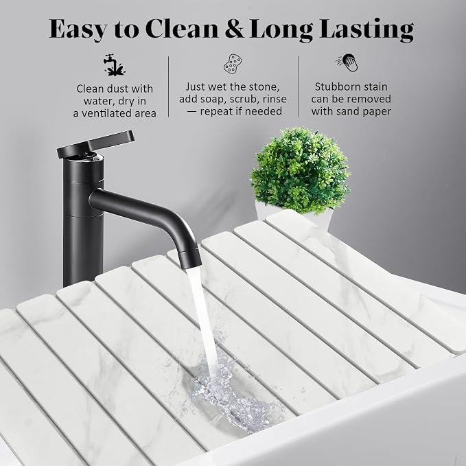 2 PCS Large Stone Dish Drying Mats - Image 5