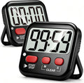 Antonki 2 Pack Digital Timer for Kids, Magnetic Countdown Kitchen Timers for by Antonki