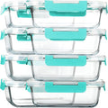 MCIRCO 8-Pack 30 oz Glass Meal Prep Containers by MMCIRCO
