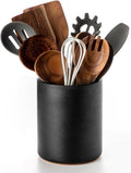 Nucookery Utensil Holder, 6.4" Ceramic Kitchen Utensil Holder by Nucookery