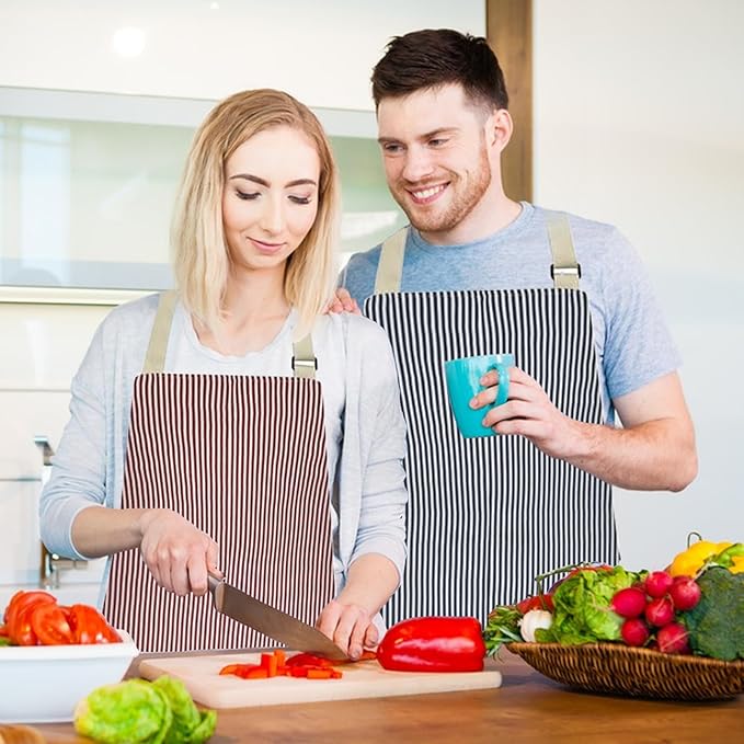 VALOME 2 Pack Kitchen Aprons, Apron - Image 6