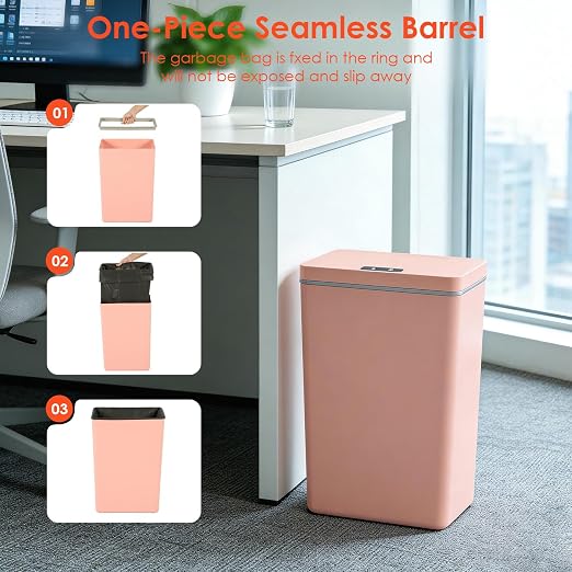 BestOffice 13 Gallon Trash Can Automatic Kitchen Trash Can Touch Free - Image 7