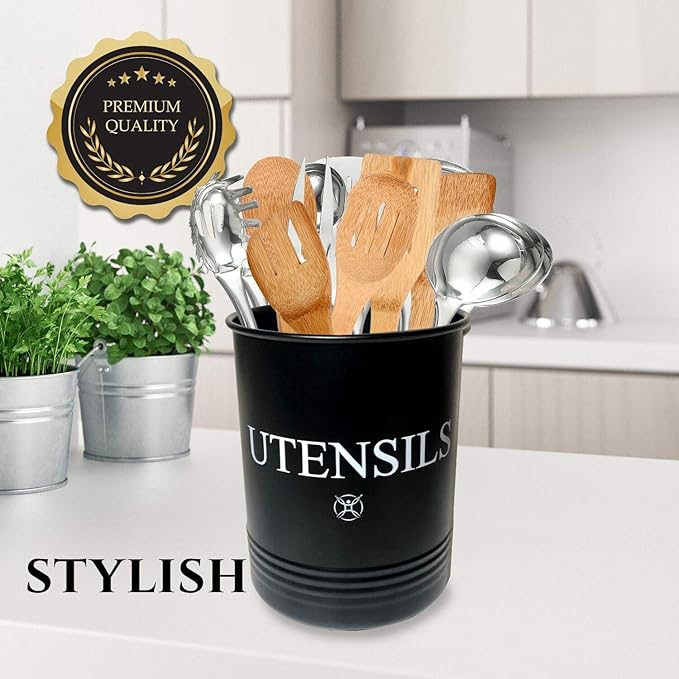 Utensil Holder Large Crocks Kitchen - Image 8
