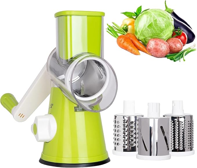 X Home Rotary Cheese Grater for Kitchen, Shredder - Image 4