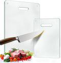 Tempered Glass Cutting Board for Kitchen, Plastic Free, Scratch Resistant by OAKJAR
