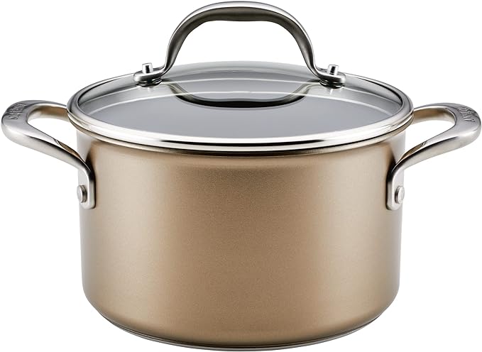 Anolon Ascend Hard Anodized Nonstick Saucepan/Saucepot and Lid by Anolon