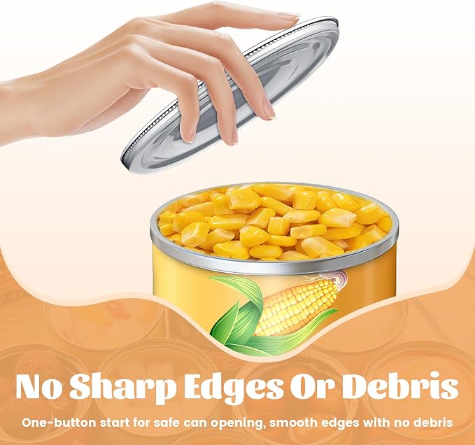 Electric Can Opener, USB Rechargeable Can Opener, One-Touch Cordless Can Opener - Image 4