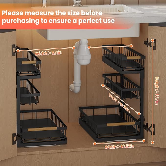 Under Sink Organizer and Storage - Image 8