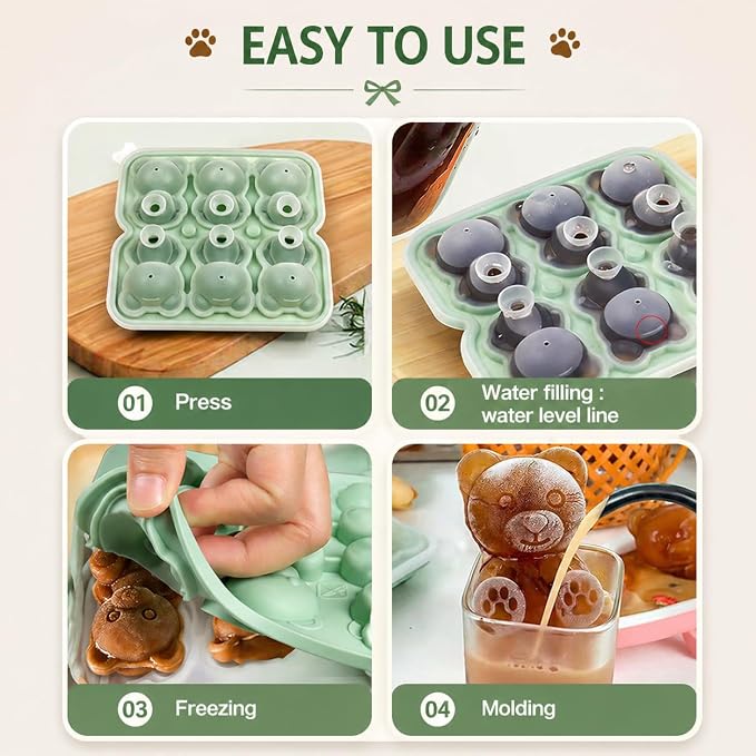 Bear Ice Cube Tray Mold - Image 4