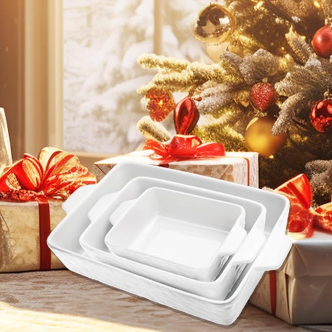 Casserole Dishes for Oven, Ceramic Baking Dishes, Lasagna Pan - Image 8