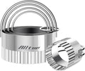 ALLTOP 5 Piece Round Biscuit Cutters by ALLTOP