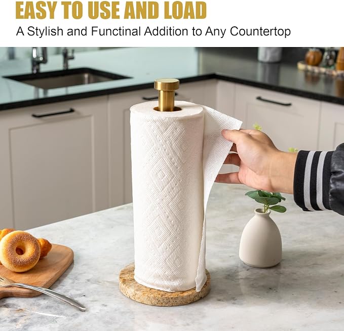 Koville Paper Towel Holder Countertop, Standing Paper Roll Holder - Image 5