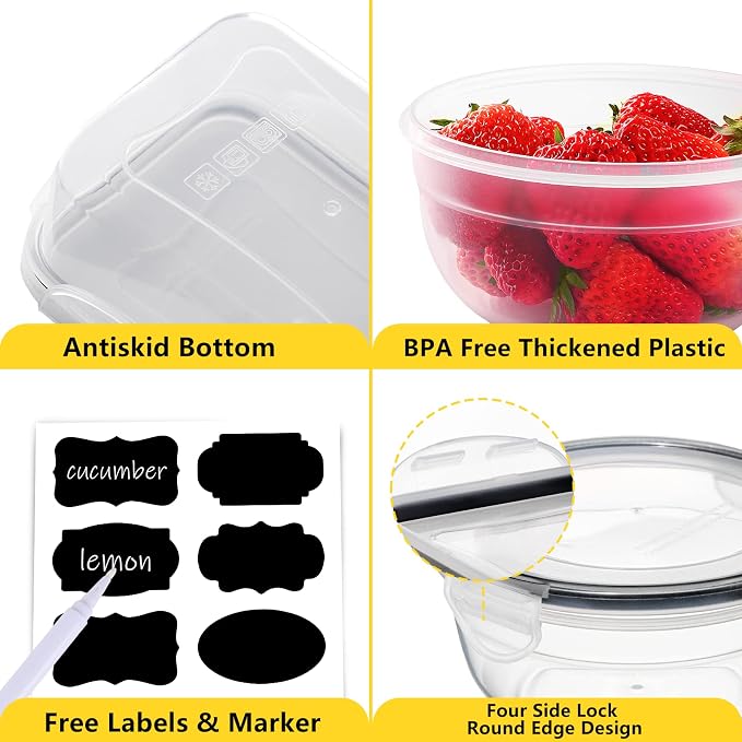 34 PCS Food Storage Container - Image 6