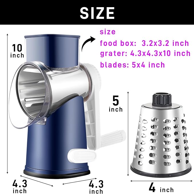 Weltonhm Rotary Cheese Grater - Image 9