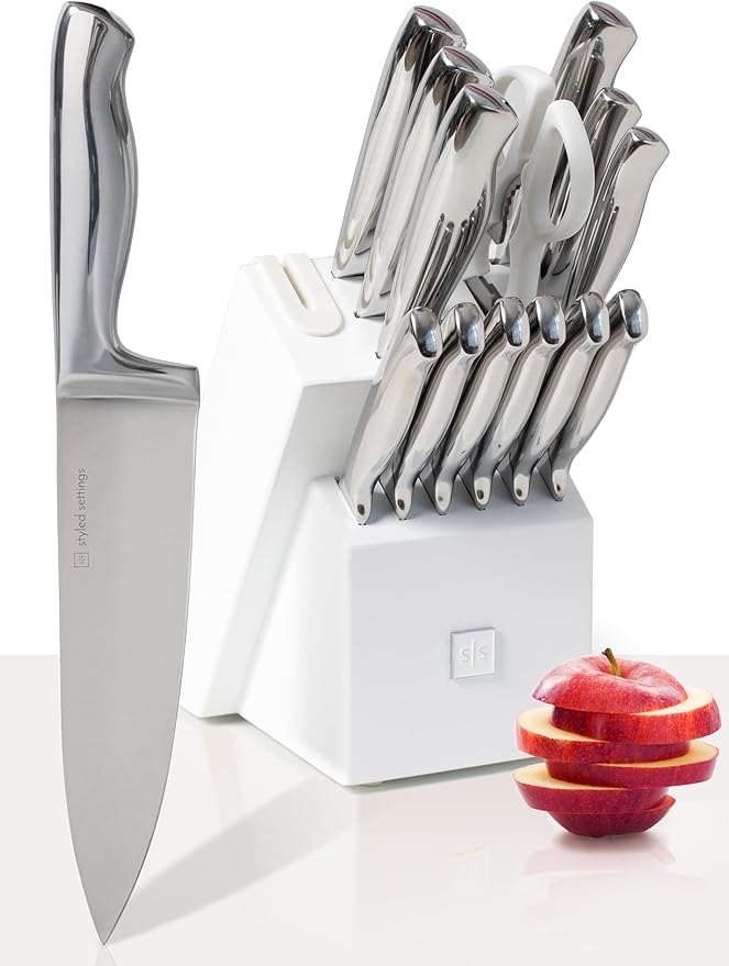 Styled Settings Stainless Steel Knife Set by STYLEDSETTINGS