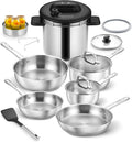 KOCH SYSTEME CS 14 Piece Stainless Steel Cookware Set by KOCHSYSTEMECS