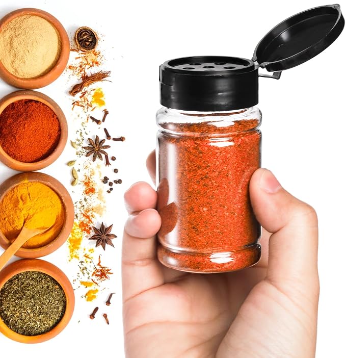 Tosnail 36 Pack 2.7 Oz Small Plastic Spice Bottles - Image 4