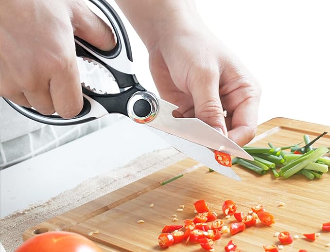 Kitchen Scissors 2 Pack Kitchen Shears All Purpose Heavy Duty Dishwasher Safe - Image 7