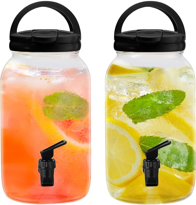 Havawish 2 Pcs 1 Gallon Plastic Beverage Dispenser by Havawish