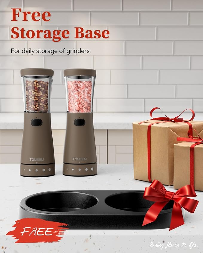 Electric Salt and Pepper Grinder Set - Image 9