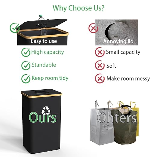 Recycling Bin Kitchen Indoor Home 40 Gallon 156L Recycle Bin - Image 5