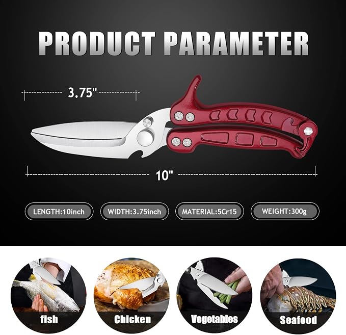 DRAGON RIOT Heavy Duty Poultry Shears - Image 4