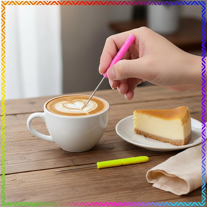TIESOME 24Pcs Sugar Stir Needle Scriber Needle Biscuit Icing Pin DIY Baking Pin - Image 5