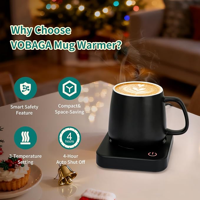 VOBAGA Coffee Mug Warmer for Desk - Image 2