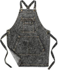 Jeanerlor - Denim Apron with Pockets by Jeanerlor