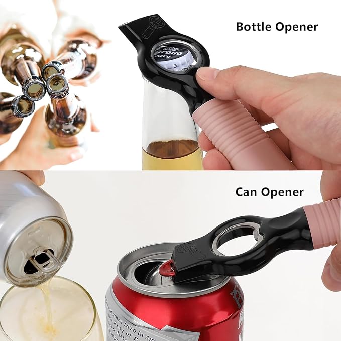 2-Pack Magnetic Beer Bottle Opener & Soda Can Opener, 2-in-1 Bottle Opener and - Image 3