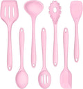 TeamFar Silicone Cooking Utensil Set of 7, Kitchen Nonstick Tools Turner Spoon by TeamFar