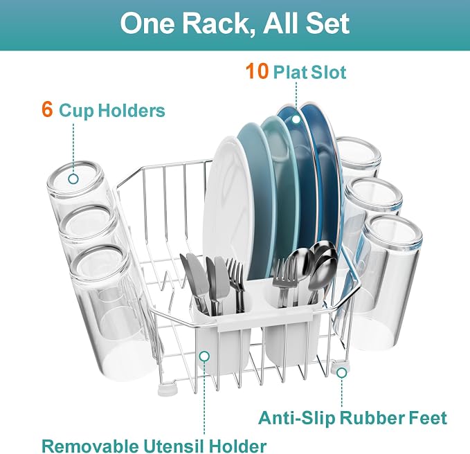 GSlife Mini in Sink Dish Drying Rack - Image 4