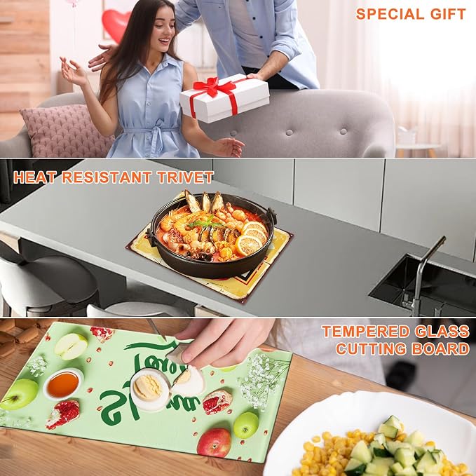 10 Pcs Sublimation Cutting Board Blanks, 11x8 Inch Tempered Glass Sublimation - Image 7