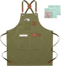 ZOMAO Chef Apron for Women Men by ZOMAO
