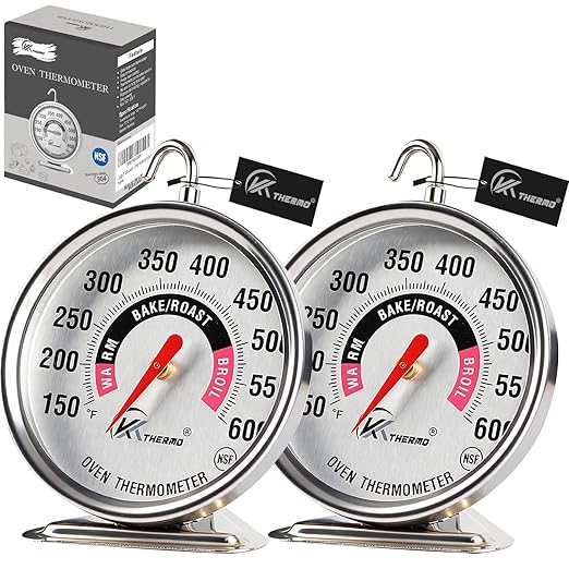 Oven Thermometer 150-600°F Pro Accurate Oven Temperature Gauge by CloudHand